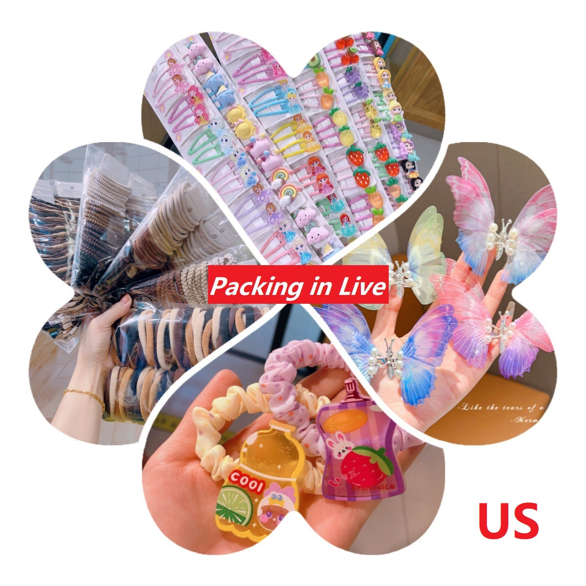 (Link 1) US and other country order (Order by pcs)Girls accessories, hairaccessories, hairclips, hairpins, hairties, headbands